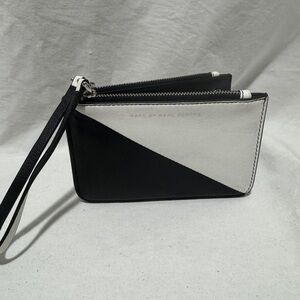 Marc by Marc Jacobs Black and White Wristlet